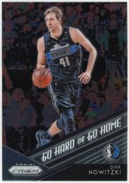 2018-19 Panini Prizm Go Hard or Go Home #18 Dirk Nowitzki