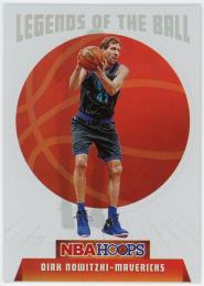 2019-20 Hoops Legends of the Ball #4 Dirk Nowitzki