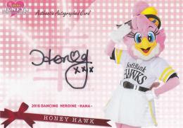 2018BBMチアリーダーDancing Heroine華 福岡ソフトバンクホークス ハニーホーク 直筆サインカード 22/60