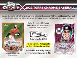 MLB 2023 TOPPS CHROME JUMBO