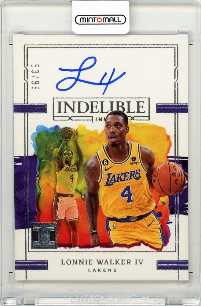 HOT199枚限定 Auto 20 Panini Lonnie Walker ロニー・ウォーカー NBA 直筆 サイン Lakers レイカーズ Spurs スパーズ ユニフォーム バスケ