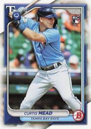 2024 Topps Bowman MLB #28 Curtis Mead レギュラーカード RC