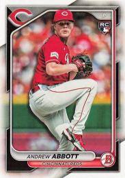 2024 Topps Bowman MLB #70 Andrew Abbott レギュラーカード RC