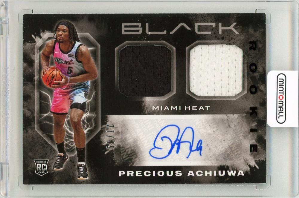 最高級直書/99 Rookie RC Auto 20 Panini Noir Precious Achiuwa プレシャス・アチュワ NBA 直筆 ルーキー サイン Knicks ニックス 大活躍