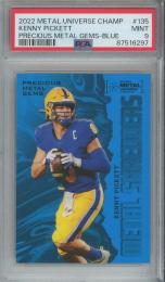 2022 SkyBox Metal Universe Champions Kenny Pickett Blue Precious Metal Gems/#135【26/50】【PSA9】