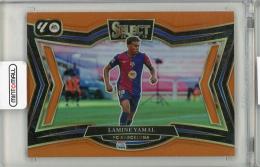 2024-25 PANINI SELECT FIFA Lamine Yamal Field Level Orange #214【15/49】 FC Barcelona