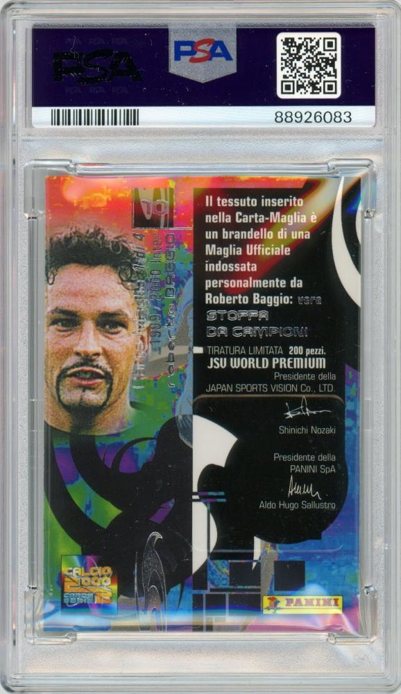 ミントモール / MINT 札幌店 / 1999-2000 PANINI Calcio 2000 Roberto Baggio Series  2-Carta Maglia #1【PSA10】《Gem-MINT》 Inter