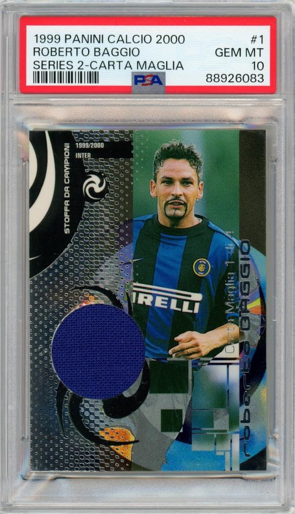 ミントモール / MINT 札幌店 / 1999-2000 PANINI Calcio 2000 Roberto Baggio Series  2-Carta Maglia #1【PSA10】《Gem-MINT》 Inter