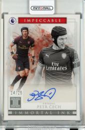 2019-20 Panini Impeccable Petr Cech Immortal Ink Silver Auto #11【14/25】