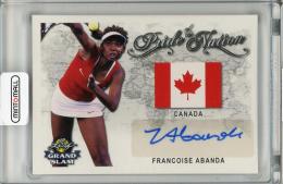 2018 Leaf GRAND SLAM Francoise Abanda 直筆サインカード