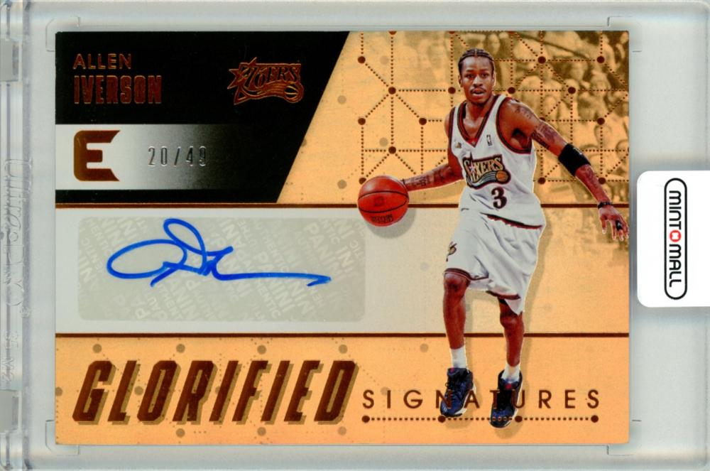 Allen Iverson auto ていたい NBA アレン・アイバーソン サイン