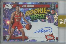 2025-26 Topps 3 Asa Newell Rookie-verse Autographs #RVAN【24/49】 Atlanta Hawks