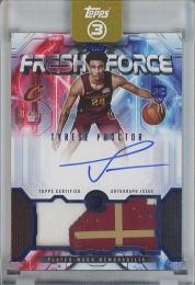 2025-26 Topps 3 Tyrese Proctor Fresh Force Relic Autographs Blue #FFRTP【7/15】 Cleveland Cavaliers