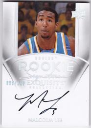 2011-12 UD Exquisite Collection Autographs / MALCOLM LEE 【096/199】
