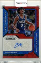 2020-21 Panini Prizm Tyrese Maxey #SS-TMX RC Sensational  Signatures  Autographs Choice Prizms 76ers