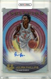 2022-23 Topps Bowman University Inception Julian Phillips #BIA-JP Prospect Autographs Basketball