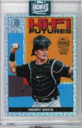 2024 Topps ARCHIVES Henry Davis 直筆サイン  Pittsburgh Pirates　【1/1】