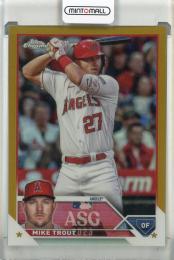 2023 Topps Chrome Update Mike Trout 23 All Star Game Gold Refractor【06/50】 Los Angeles Angels