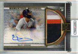 2023 Topps Museum Collection Riley Greene Momentous Material Jumbo Patch Autographs Gold【04/10】 Detroit Tigers