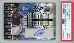 2023 Leaf Metal Paul Skenes Top 100 Autographs Pulsar Water【1/1】【PSA 10】《Gem-MINT》 Pittsburgh Pirates