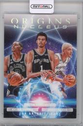 2023-24 PANINI Origins Victor Wembanyama/Keldon Johnson/Jeremy Sochan Nucleus #8 San Antonio Spurs