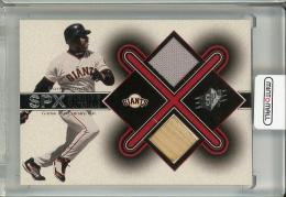 2001 SPx Barry Bonds Winning Materials Bat-Jersey San Francisco Giants