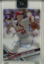 2017 Topps Clearly Authentic Luke Weaver Autographs St.Louis Cardinals