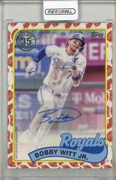 2024 Topps Japan Edition Bobby Witt Jr. 1989 Topps Koi Autographs【23/25】 Kansas City Royals