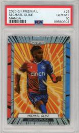 2023-24 PANINI Prizm English Premier League  Michael Olise Manga #25 【PSA10】 Crystal Palace