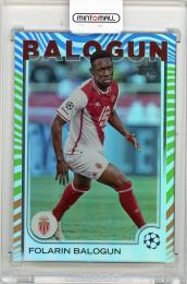 2024-25 TOPPS UEFA Club Competitions Folarin Balogun New Chapter #21【1st No. 01/36】 AS Monaco