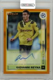 2022-23 TOPPS Merlin UEFA Club Competitions Giovanni Reyna Autographs Orange Refractors #ACGR【24/25】 Borussia Dortmund