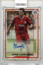 2022-23 TOPPS Merlin UEFA Club Competitions Jamie Carragher Autographs Wave Refractors #ACJC【063/150】 Liverpool FC