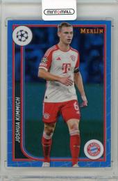 2023-24 TOPPS Merlin UEFA Club Competitions Joshua Kimmich Blue Refractors #43【1st No. 01/75】 FC Bayern Munchen