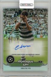 2023-24 TOPPS Stadium Club Chrome UEFA Club Competitions Hyeongyu Oh Chrome Autographs #CAHO Celtic FC