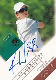 2003 UPPER DECK SP Authentic Autograph RC Karrie Webb 【580/799】