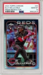 【ケースに微スレあり】2024 TOPPS Chrome Elly De La Cruz #44 (RC)【PSA10 GEM MT】