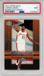2003-04 UPPER DECK LeBron James #1 Rookie Exclusives【PSA9 MINT】