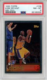1996-97 TOPPS NBA 50th Kobe Bryant #138【PSA8 NM-MT】