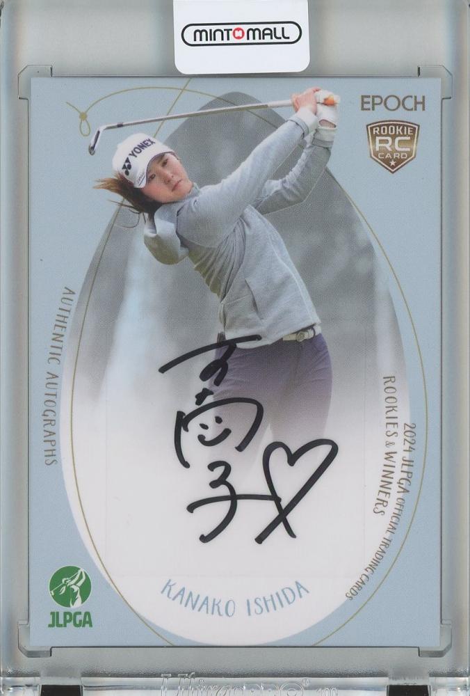 ミントモール / MINT 池袋店 / 2024 EPOCH JLPGA OFFICIAL TRADING CARDS ROOKIES u0026  WINNERS 石田可南子 RC/直筆サインカード【102/108】