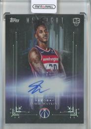 2025-26 Topps Midnight  Jamir Watkins Dark Marks Rookie Autographs #DMRJW Washington Wizards
