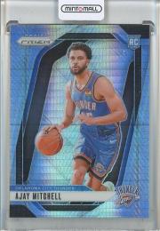 2024-25 Panini Prizm Ajay Mitchell Hyper #226 Oklahoma City Thunder