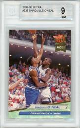 1992-93 FLEER Ultra Shaquille O'Neal #328 (RC)【BGS9 MINT】