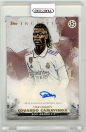 2022-23 TOPPS Inception UEFA Club Competitions Hobby Eduardo Camavinga Autographs Real Madrid