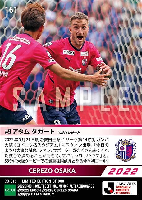 セレッソ大阪　2022シーズン　エポックワン　16枚セット セレッソ大阪 2022シーズン エポックワン 16枚セット エポック社