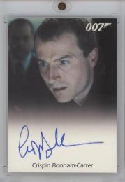 2009 RITTENHOUSE JAMES BOND ARCHIVES Autograph Card Crispin Bonham-Carter