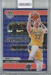 2024-25 Panini Mosaic Luka Doncic Give and Go Mosaic Red Fluorescent #4【13/75】 Los Angeles Lakers