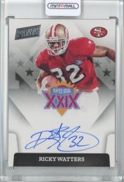 2022 Panini Super Bowl Signatures  Ricky Watters Autograph