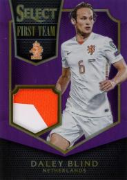 2015-16 Panini Select  Daley Blind First Team Swatches Prime Purple #FTDB 14/25