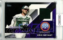 2024 Topps Series2 Baseball  Kris Bryant #CC2-KB City Connect Swatch Collection Rockies