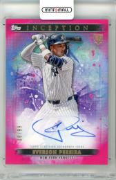 2024 Topps Inception Everson Pereira #BRES-EP Base Rookie and Emerging Star Autograph Magenta Parallel【08/99】 Yankees
